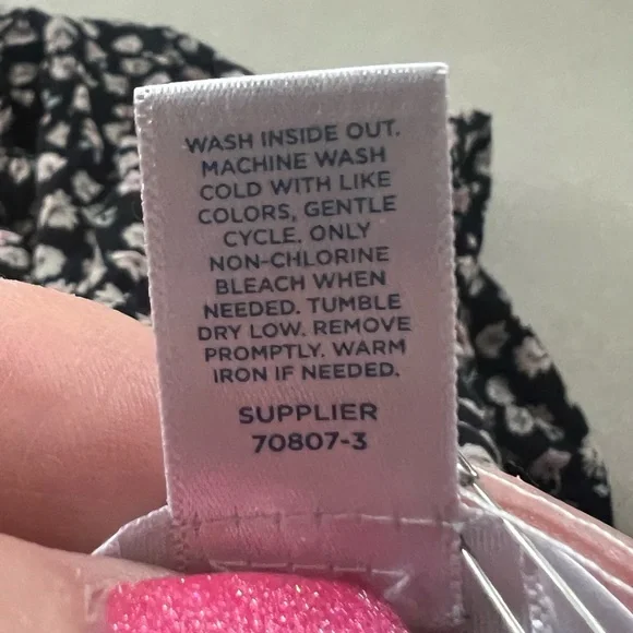 Arizona Jean Company faux wrap print mini dress with ruffled edges - Picture 7 of 7